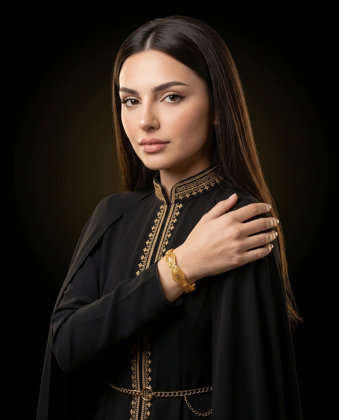 Dual-Link Yellow Gold Bracelet