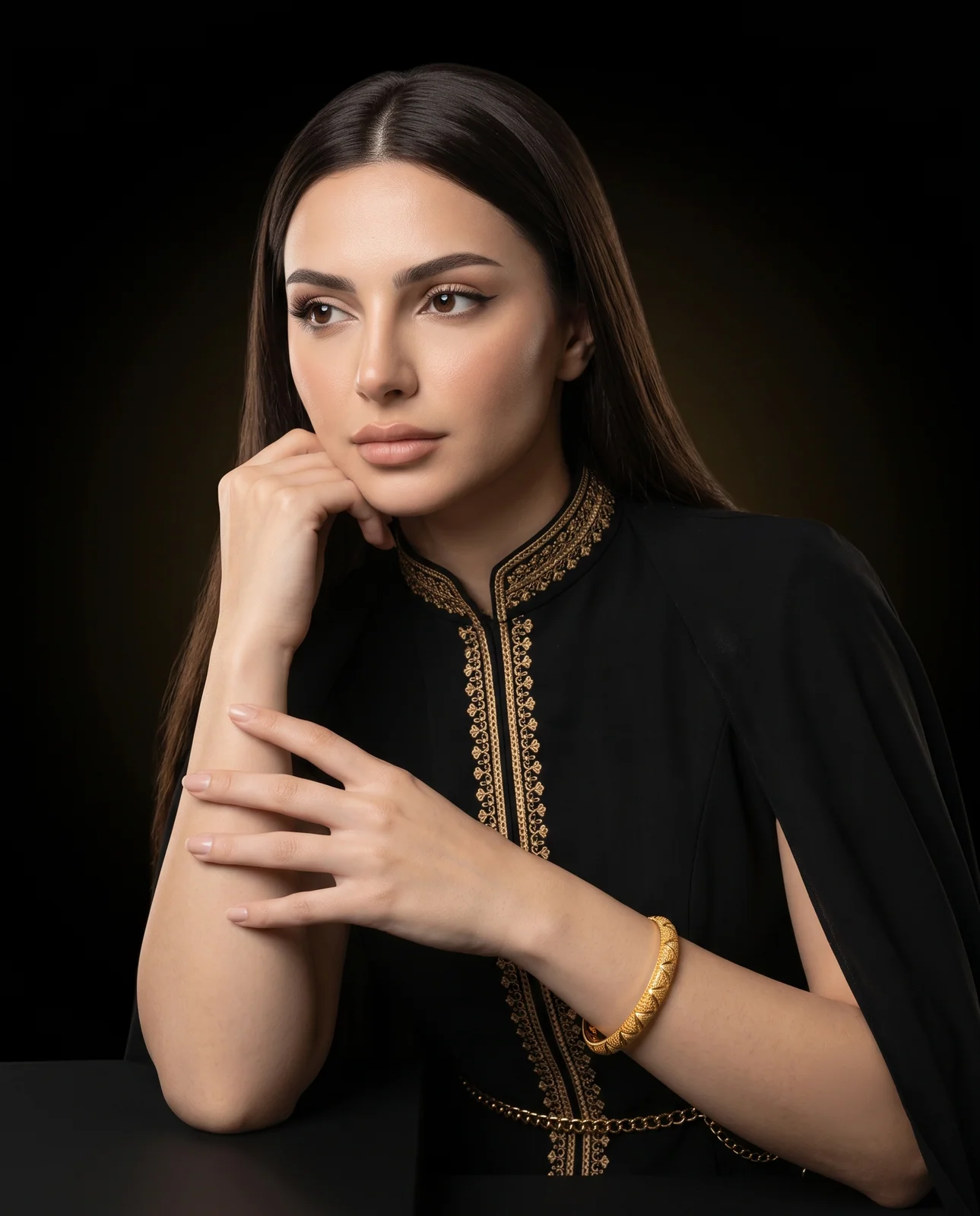 Heritage Gulf-Style Diamond Yellow Gold Bracelet